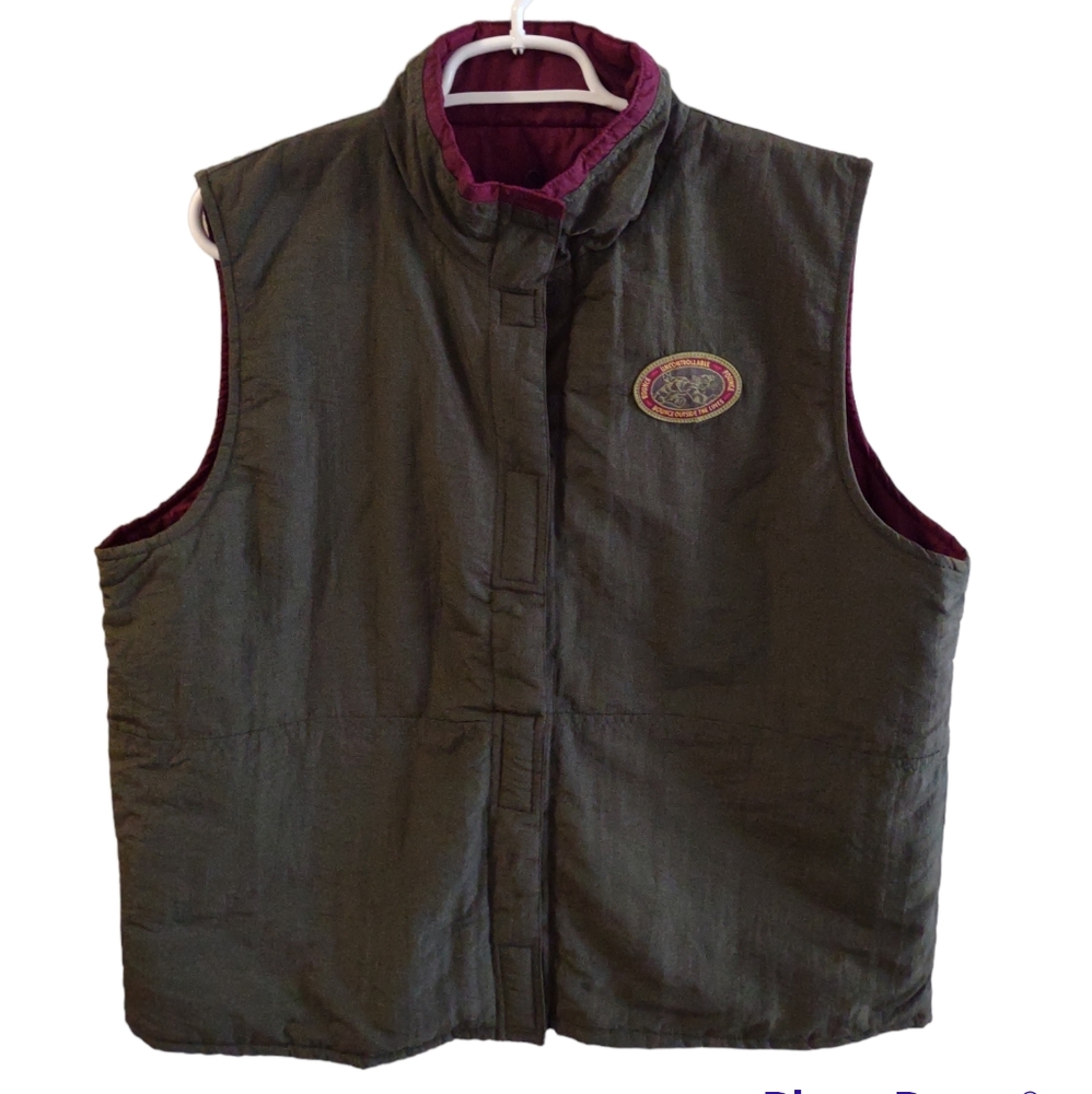 Vintage Pooh Tigger green‎ vest jacket Size XL